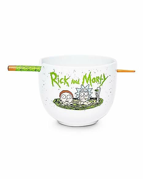 Hot Sale ๐ Rick and Morty Bowl with Chopsticks - 20 oz. ๐ 1 Hot Sale ๐ Rick and Morty Bowl with Chopsticks - 20 oz. ๐