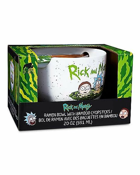 Hot Sale ๐ Rick and Morty Bowl with Chopsticks - 20 oz. ๐ 7 Hot Sale ๐ Rick and Morty Bowl with Chopsticks - 20 oz. ๐ - Image 7