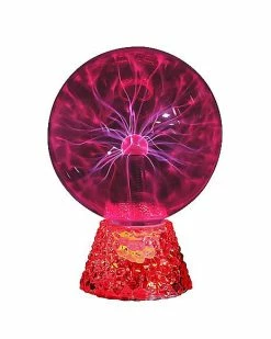 Best Sale 😉 Sound Activated Red Base Plasma Ball - 8 Inch 😀