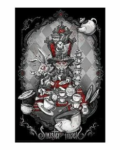 Flash Sale ✨ All Mad Here Poster – Sinister Fables 🎉