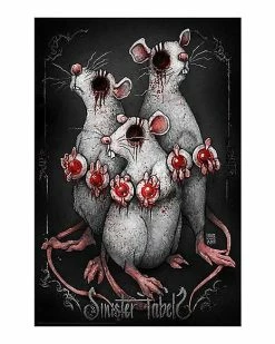 Budget ❤️ Three Blind Mice Poster - Sinister Fables 🎉