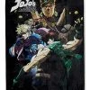 Cheapest 🎉 JoJo's Bizarre Adventure Fleece Blanket 💯