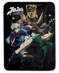 Cheapest 🎉 JoJo's Bizarre Adventure Fleece Blanket 💯