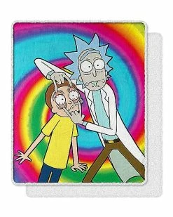 Wholesale ⌛ Eyes Wide Rick and Morty Fleece Blanket ✨