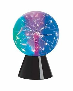 New 🎁 Sound Activated Rainbow Plasma Ball - 8 Inch 🔔