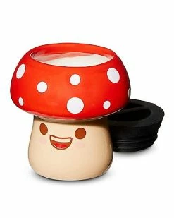 Best reviews of 🤩 Red Smiling Mushroom Stash Jar - 3 oz. 🔥 -Gonesh shop 03762390 c