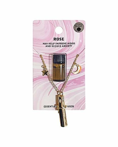 Buy π Sun and Moon Rose Oil Diffuser Chain Necklace π₯° 2 Buy π Sun and Moon Rose Oil Diffuser Chain Necklace π₯° - Image 2