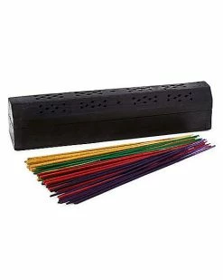Promo π Coffin Shaped Holder and Incense Sticks - 40 Pack π