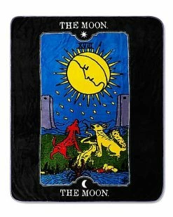 Best Pirce 🔥 Tarot Moon Card Fleece Blanket 🔔