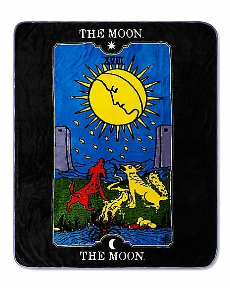 Best Pirce π₯ Tarot Moon Card Fleece Blanket π 1 Best Pirce π₯ Tarot Moon Card Fleece Blanket π