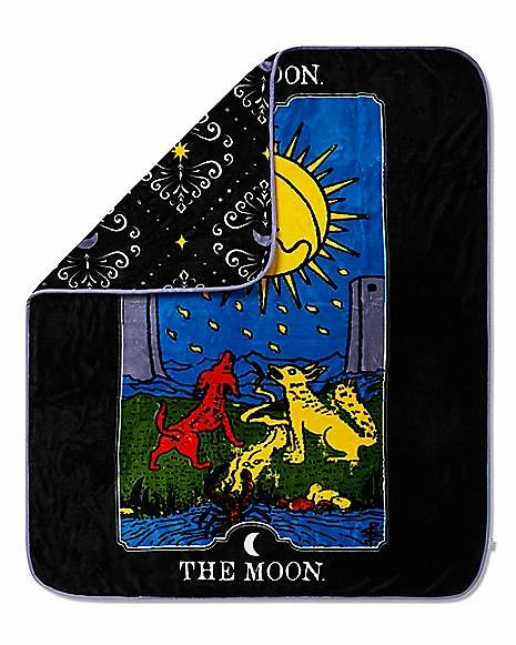 Best Pirce π₯ Tarot Moon Card Fleece Blanket π 2 Best Pirce π₯ Tarot Moon Card Fleece Blanket π - Image 2