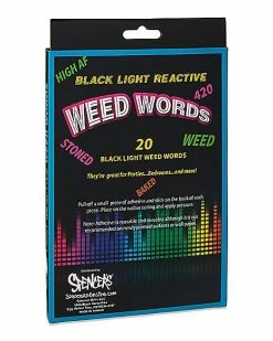 Outlet 🎁 Black Light Weed Words - 24 Pack 🎉 -Gonesh shop 03783644 d
