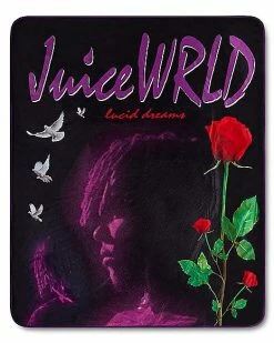 New ✔️ Lucid Dreams Juice WRLD Fleece Blanket ✔️