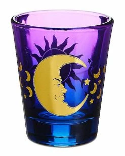 New 🎉 Sun Moon Tarot Shot Glass - 2 oz. ✨