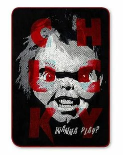 New 💯 Chucky Wanna Play Fleece Blanket 😉