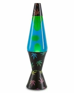 Deals ✔️ Weed Leaf Smoke Lava Lamp - 17 Inch 💯