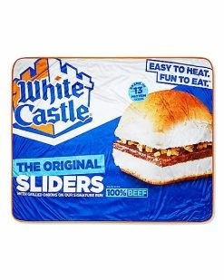 Outlet 👍 White Castle Fleece Blanket ❤️