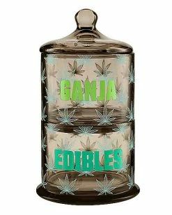 Wholesale 🎁 Ganja Edibles Tower Stash Jar - 39 oz. 😀