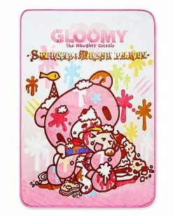 Best reviews of ✔️ Gloomy Bear Food Fleece Blanket 😍
