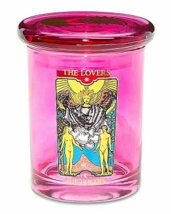 Cheap 🎁 The Lovers Tarot Card Stash Jar - 10 oz. 🎁