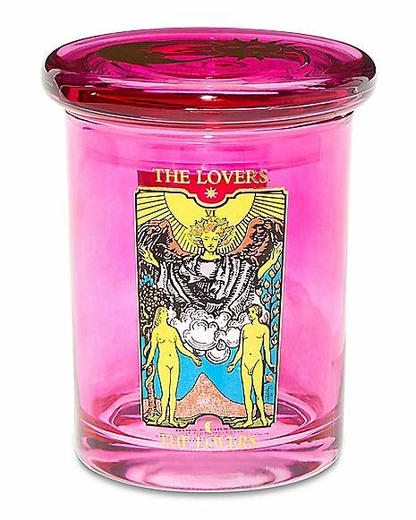 Cheap ๐ The Lovers Tarot Card Stash Jar - 10 oz. ๐ 1 Cheap ๐ The Lovers Tarot Card Stash Jar - 10 oz. ๐