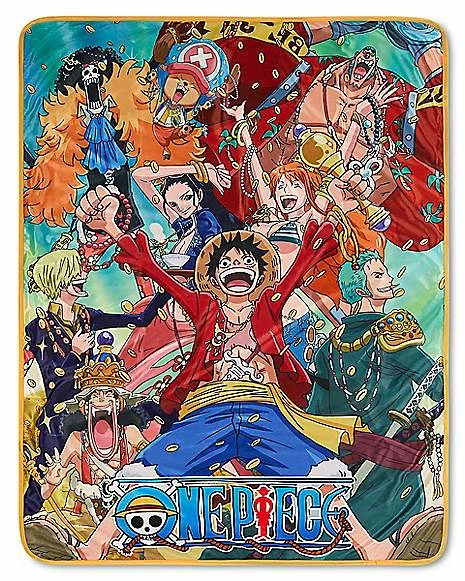 Best Pirce ✨ Straw Hat Pirates Fleece Blanket - One Piece 🤩 1 Best Pirce ✨ Straw Hat Pirates Fleece Blanket - One Piece 🤩