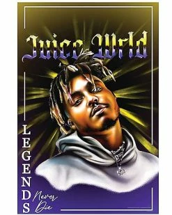 Top 10 🤩 Airbrush Juice WRLD Poster 👏