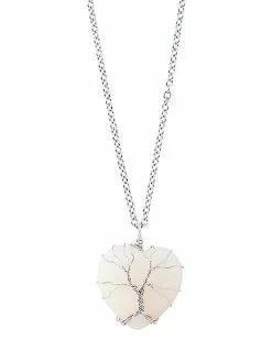 Best deal 👏 Citrine Semi-Precious Stone Heart Chain Necklace 😀