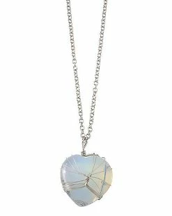 Flash Sale βοΈ Moonstone Cage Stone Heart Necklace π