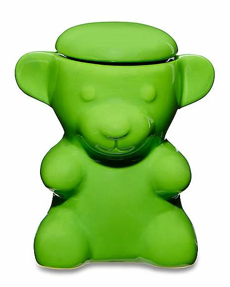 Wholesale β¨ Green Gummy Bear Stash Jar - 3 oz. π₯ 1 Wholesale β¨ Green Gummy Bear Stash Jar - 3 oz. π₯