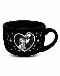 Wholesale ⭐ Jack Skellington and Sally Soup Mug with Lid 24 oz. - The Nightmare Before 🎁 Christmas 💯 -Gonesh shop 03900842 c