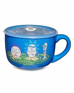 Cheapest 🎁 Portal Rick and Morty Soup Mug with Lid - 24 oz. 🔥