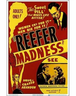 Promo 😉 Vintage Reefer Madness Poster ✨