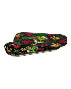 Best Pirce 🎉 Rasta Weed Leaf Alien Tray 🛒 -Gonesh shop 03904067 c