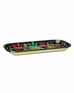 Best Pirce 🎉 Rasta Weed Leaf Alien Tray 🛒 -Gonesh shop 03904067 d