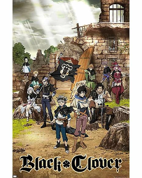 Top 10 π Black Clover Group Poster 𧨠1 Top 10 π Black Clover Group Poster π§¨