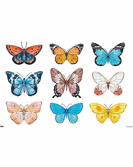 Best Sale ๐ Watercolor Butterflies Poster ๐ 1 Best Sale ๐ Watercolor Butterflies Poster ๐