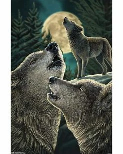 Best deal 🌟 Howling Wolves Poster 🤩