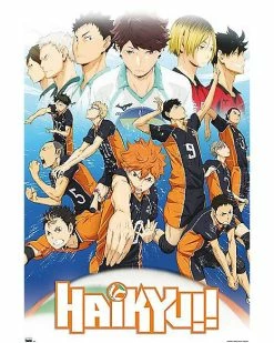 Deals 😀 Volleyball Team Poster - Haikyu!! 😍