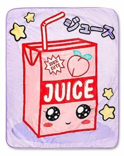 Cheapest 🎉 Kawaii Juicebox Sherpa Fleece Blanket 😍