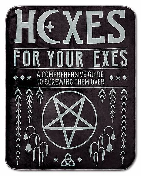 Hot Sale 😉 Hexes for Your Exes Sherpa Fleece Blanket 🛒 1 Hot Sale 😉 Hexes for Your Exes Sherpa Fleece Blanket 🛒
