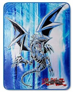 Best Sale 💯 Blue-Eyes Dragon Fleece Blanket - Yu-Gi-Oh ✨