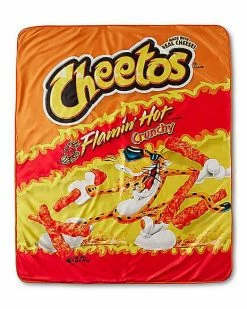 Outlet 🛒 Flamin' Hot Cheetos Sherpa Fleece Blanket 🔥
