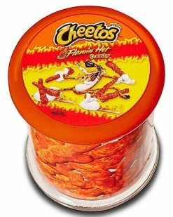 Promo 🔔 Flamin' Hot Cheetos Stash Jar - 12 oz. 🎉 -Gonesh shop 03915014 c