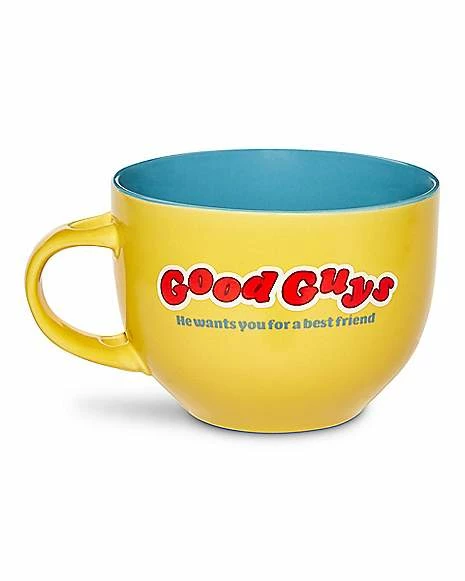Flash Sale π Good Guys Chucky Soup Mug with Spoon - 24 oz. π 2 Flash Sale π Good Guys Chucky Soup Mug with Spoon - 24 oz. π - Image 2