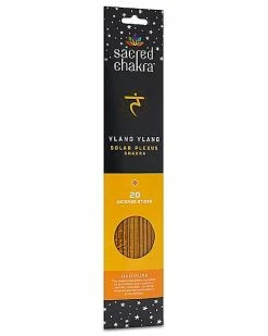 Promo 🌟 Ylang-Ylang Solar Plexus Incense Sticks 20 Pack - Sacred Chakra 🔥