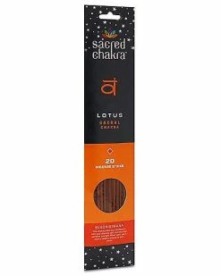 Outlet 😉 Lotus Sacral Chakra Incense Sticks 20 Pack - Sacred Chakra 🛒