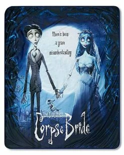 Best deal 🤩 Corpse Bride Fleece Blanket 🔥