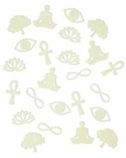 Flash Sale ⭐ Glow in the Dark Serenity Stick-On Pieces - 24 Pack 🤩