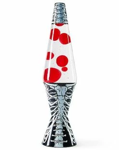 Budget 😍 Black and White Ribcage Lava Lamp - 17 Inch 🌟
